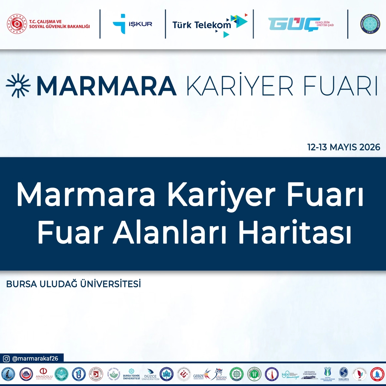 Marmara Kariyer Fuarı Fuar Alanları Haritası