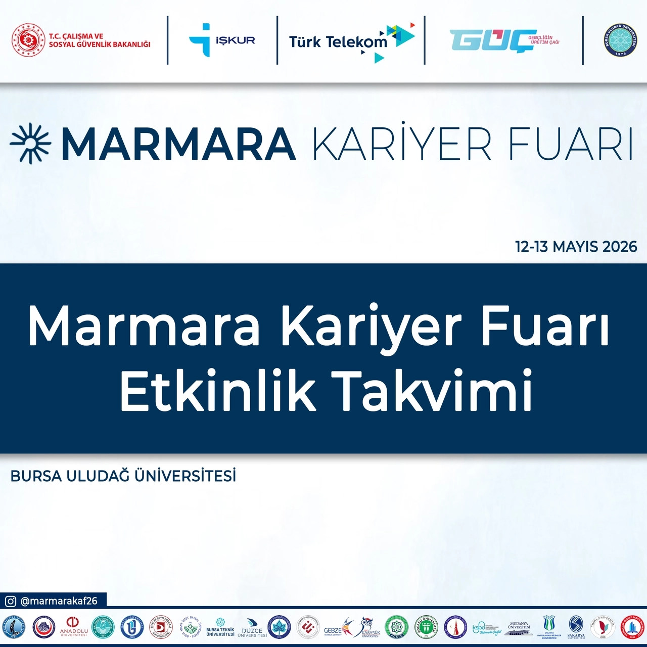 Marmara Kariyer Fuarı Etkinlik Takvimi