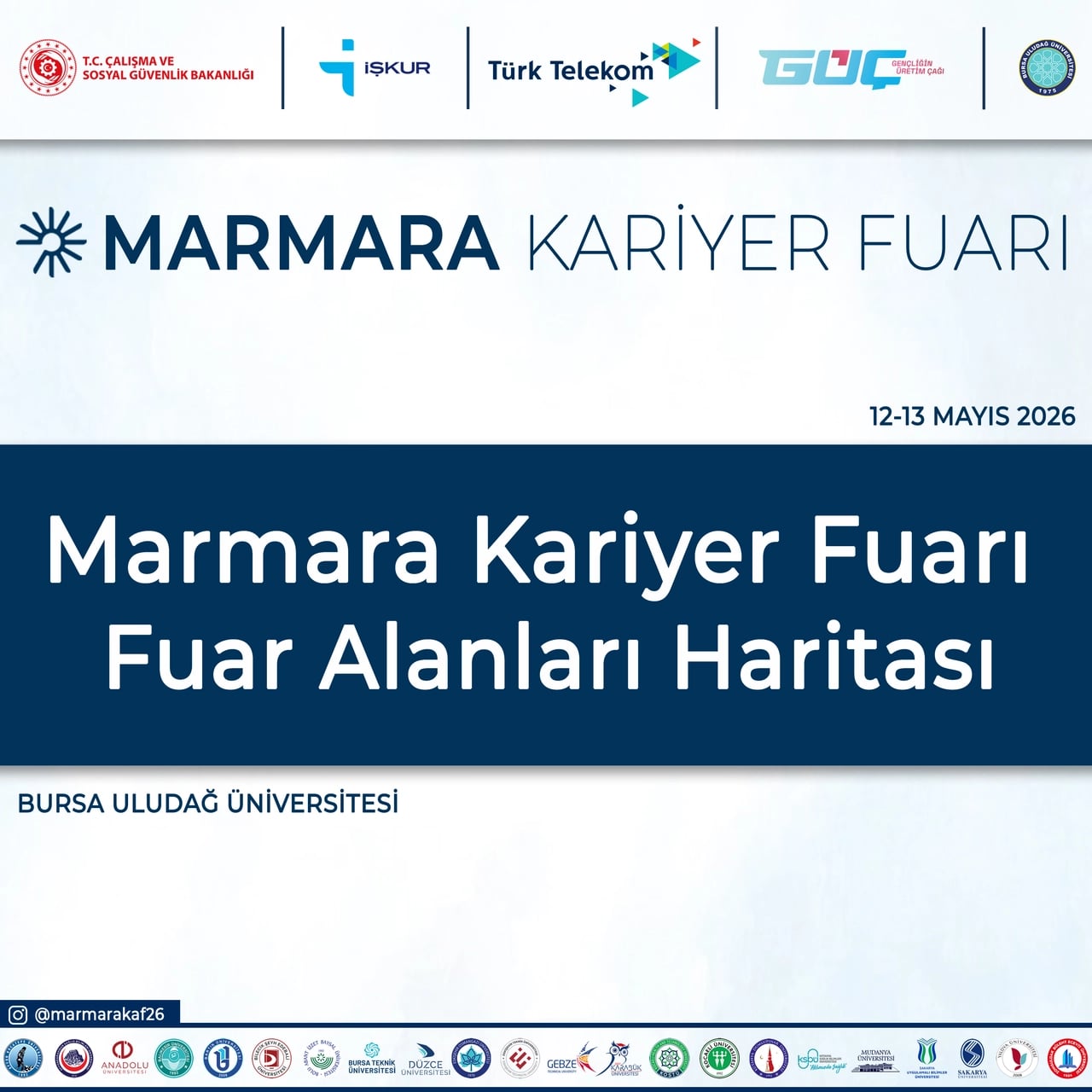 Marmara Kariyer Fuarı Fuar Alanları Haritası