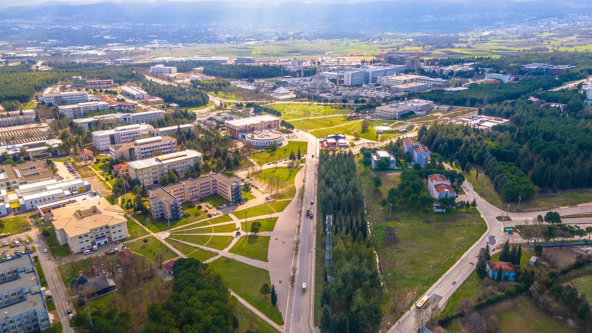 Bursa Uludağ Üniversitesi Drone Görüntüsü